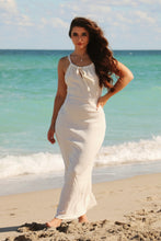Load image into Gallery viewer, Admit It Beige Halter Dress