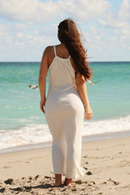 Load image into Gallery viewer, Admit It Beige Halter Dress