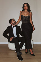 Load image into Gallery viewer, For Your Eyes Only Black Bodysuit