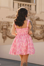 Load image into Gallery viewer, Fleur Pink Jacquard Dress