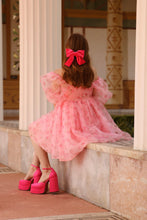 Load image into Gallery viewer, Faye Floral Puff Dress