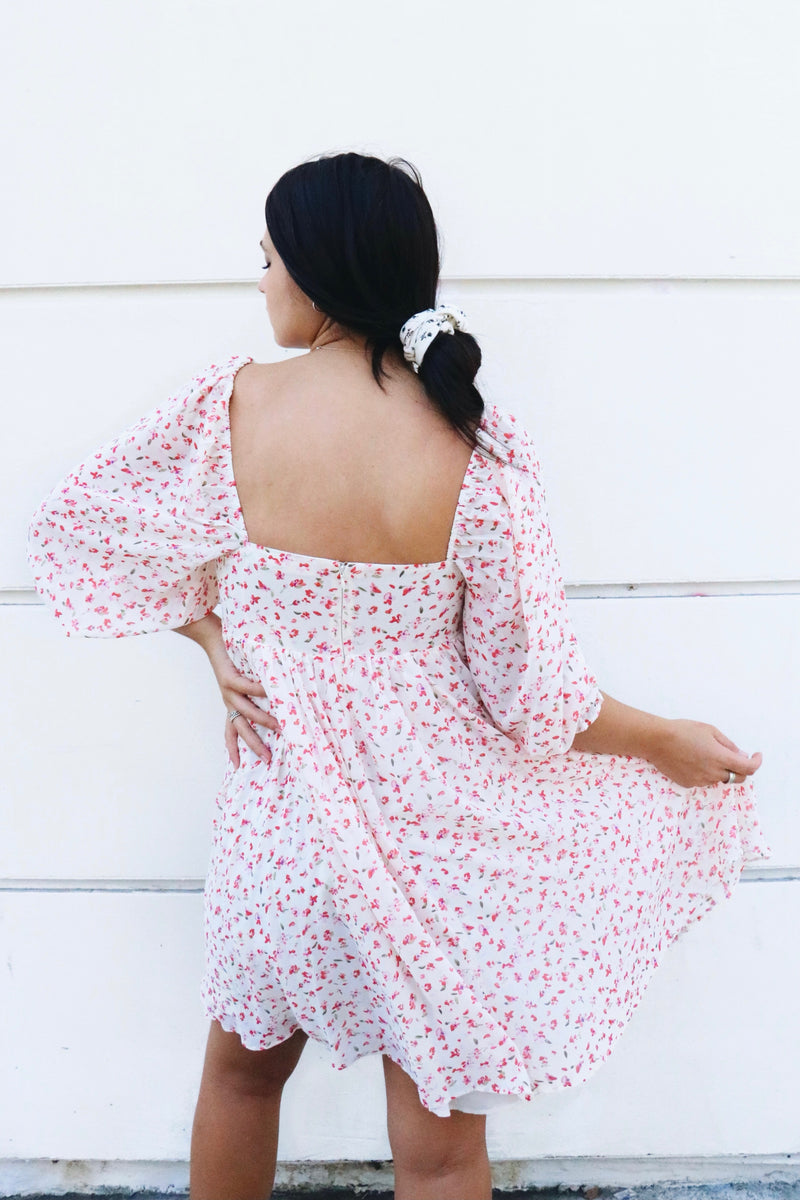 Chloe Floral Babydoll Dress – Love + Lavender Boutique