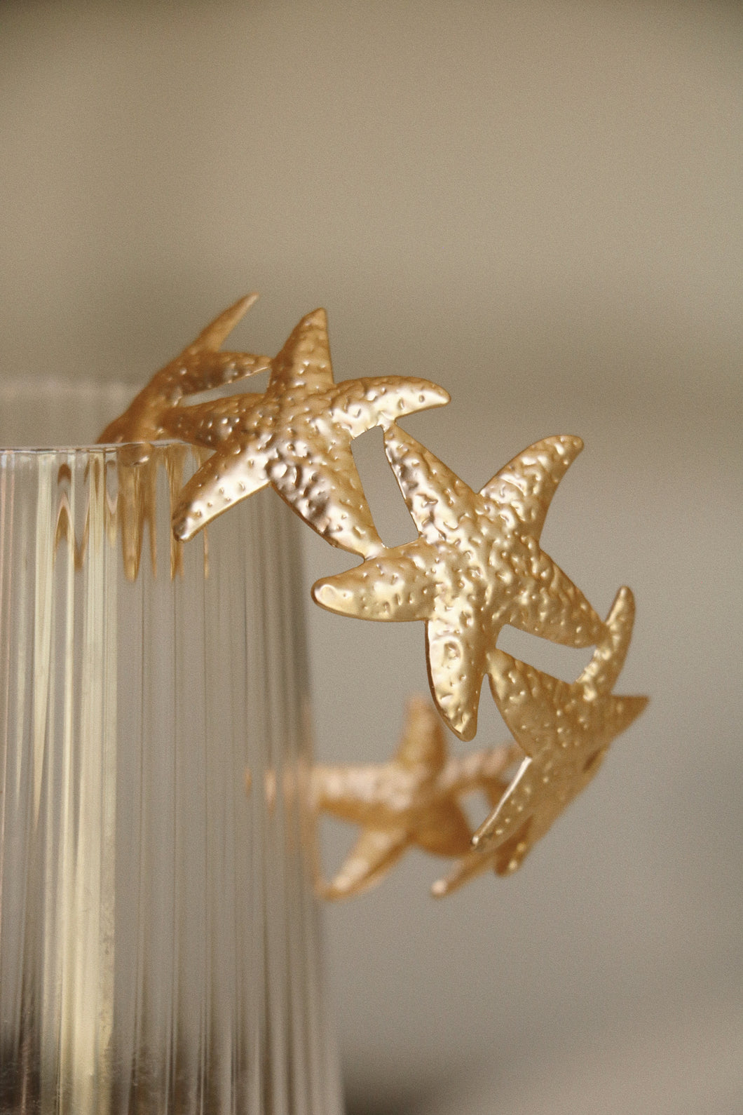 Gold Starfish Cuff