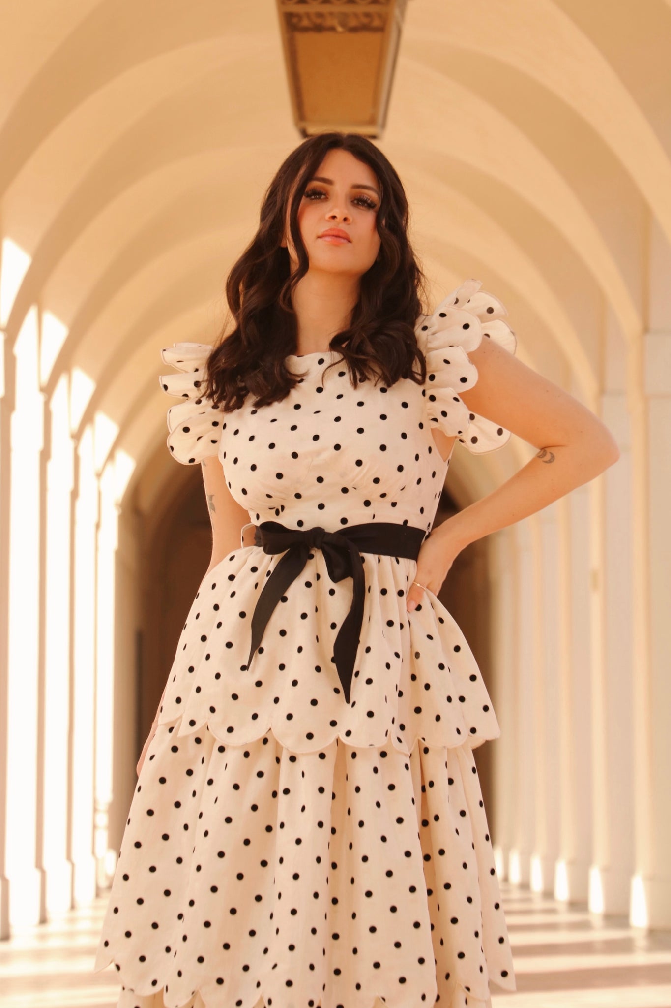 Celine Polka Dot Dress – Love + Lavender Boutique Celine Polka Dot Dress – Love + Lavender Boutique