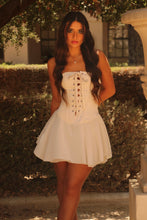 Load image into Gallery viewer, Seraphina Cream Corset Dress
