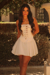 Seraphina Cream Corset Dress