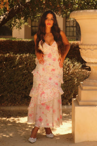 Rosalie Pink Floral Dress