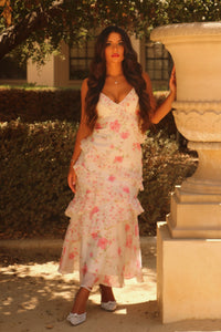 Rosalie Pink Floral Dress