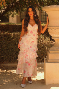 Rosalie Pink Floral Dress