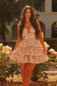 Daphne Cream Floral Dress