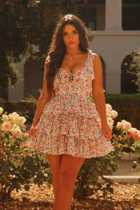 Daphne Cream Floral Dress