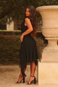 Esme Black Lace Dress