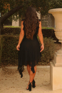 Esme Black Lace Dress