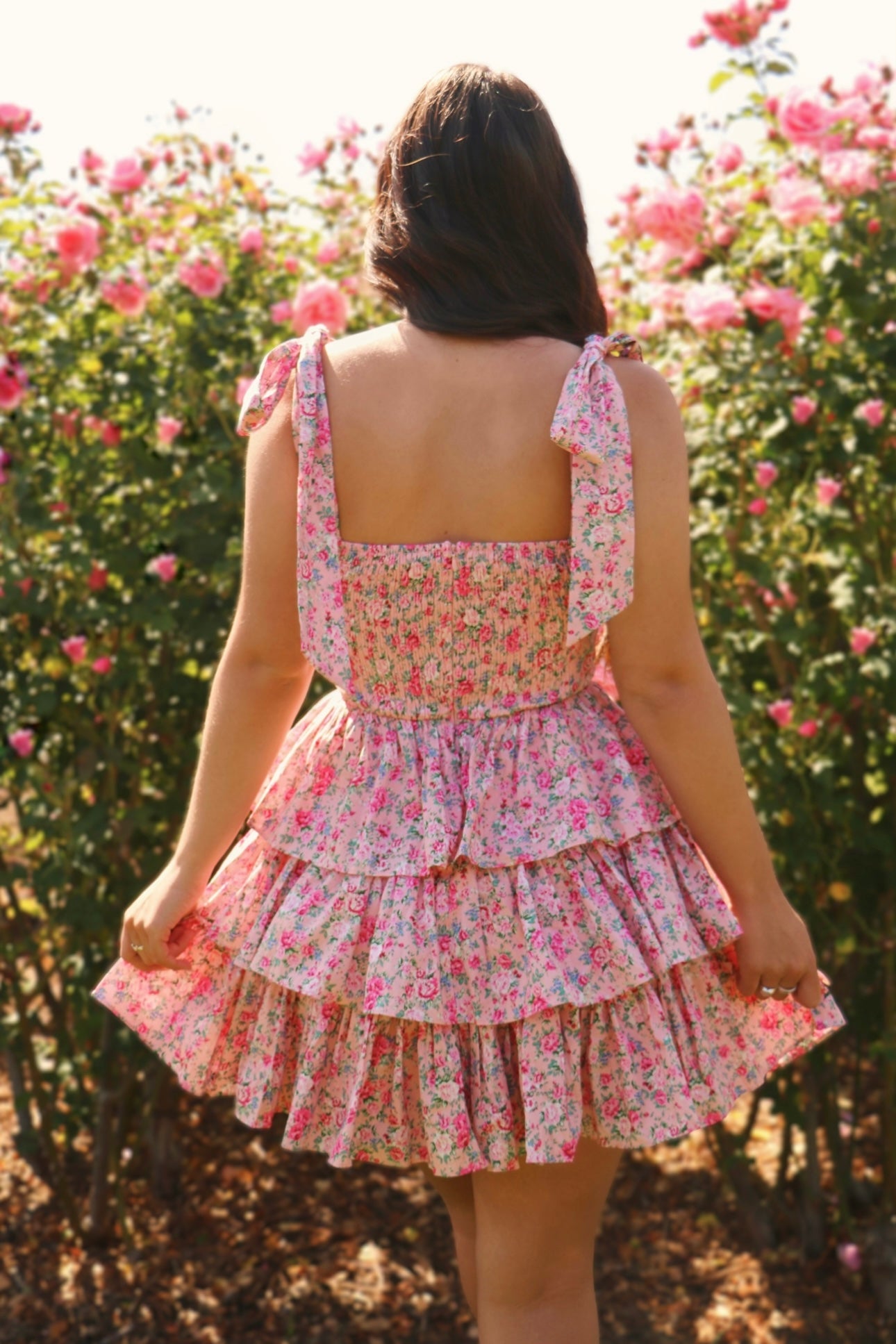 Daphne Mini Dress - Rose