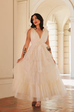 Load image into Gallery viewer, Juniper Cream Pearl Gown
