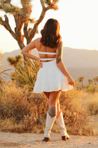 Come With Me White Romper