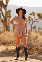 Load image into Gallery viewer, Take Me Away Taupe Romper
