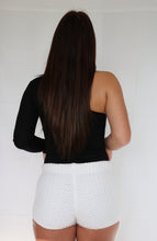 Load image into Gallery viewer, Mikayla White Knit Lounge Shorts
