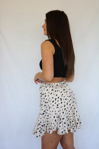 Kirra Leopard Pleated Mini Skirt