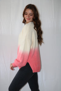 Marie Pink Ombré Sweater