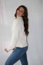 Load image into Gallery viewer, Mikayla Cream Knit Sweater
