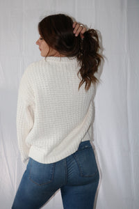Mikayla Cream Knit Sweater