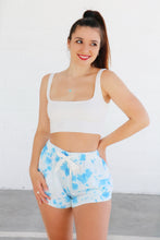 Load image into Gallery viewer, Dreamer Blue Tie Dye Shorts
