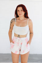 Load image into Gallery viewer, Dreamer Pink Tie Dye Shorts
