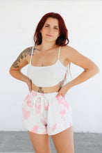 Load image into Gallery viewer, Dreamer Pink Tie Dye Shorts
