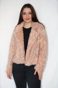 Sophia Beige Shearling Jacket