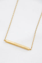 Load image into Gallery viewer, Gold Bar Necklace
