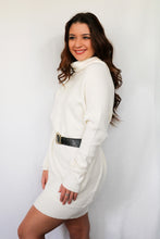 Load image into Gallery viewer, Mistletoe Cream Sweater Dress
