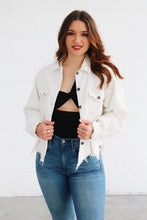 Load image into Gallery viewer, Karly White Corduroy Jacket
