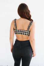 Load image into Gallery viewer, Lyra Black Gingham Top
