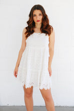 Load image into Gallery viewer, Catalina White Eyelet Dress
