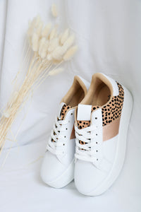 Can't Keep Up Leopard Sneakers