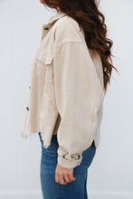 Load image into Gallery viewer, Karly Beige Corduroy Jacket
