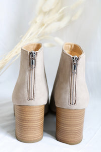 Money Moves Taupe Booties
