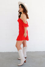 Load image into Gallery viewer, Out West Red Dress

