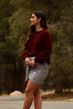 Load image into Gallery viewer, Tis The Season Burgundy Sweater
