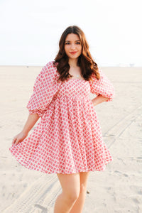 Chloe Pink Babydoll Dress