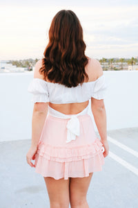Berlin Pink Ruffle Skirt