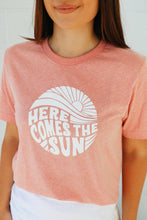 Load image into Gallery viewer, Here Comes The Sun Sunset Graphic Tee
