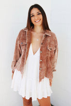 Load image into Gallery viewer, Karly Teddy Bear Corduroy Jacket

