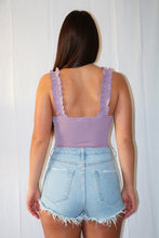 Load image into Gallery viewer, Kadie Dusty Lavender Bodysuit
