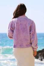 Load image into Gallery viewer, Karly Lilac Corduroy Jacket
