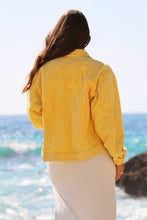 Load image into Gallery viewer, Karly Yellow Corduroy Jacket

