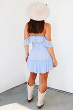 Load image into Gallery viewer, Out West Steel Blue Dress
