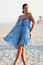 Load image into Gallery viewer, Verona Blue Babydoll Dress
