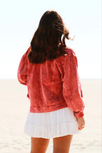 Load image into Gallery viewer, Karly Ruby Corduroy Jacket
